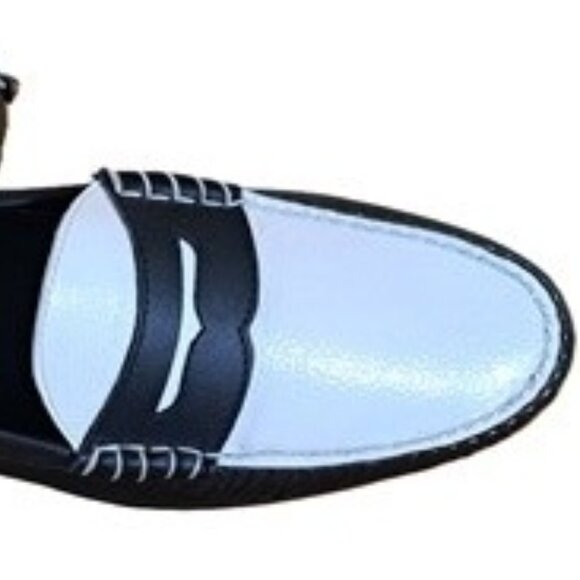 Men\'s NOS Two Tone Loafer Shoes 9.5 main image 5